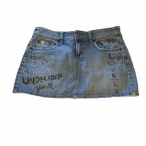 Z. Cavaricci‎ Women's Size 7 Jean Mini Skirt